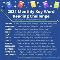 Image result for Monthly Reading Challenge Flyer