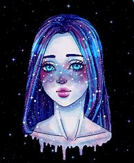 Image result for Galaxy Girl Drawing