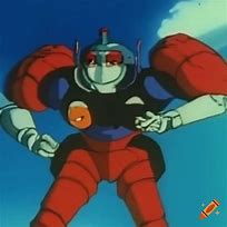 Image result for Red Robot Anime