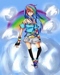 Image result for My Little Pony Rainbow Dash Human