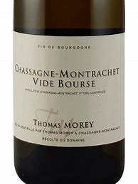 Image result for Thomas Morey Chassagne Montrachet Vide Bourse