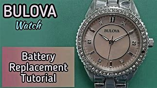 Image result for Bulova Quartz Watch Battery