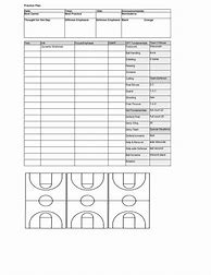 Image result for Practice Plan Sheet for Basketball