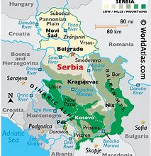Image result for Show Serbia On Map