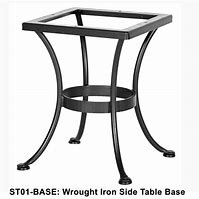 Image result for Wrought Iron Table Legs and Bases