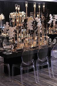 Image result for Wedding Decoration Rose Gold and Champagne