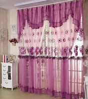 Image result for Purple Lace Curtains