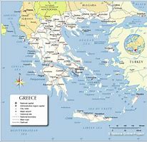 Image result for Map of Greece in Europe