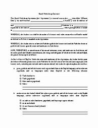 Image result for Book Writing Contract