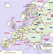Image result for map of northern europe rivers