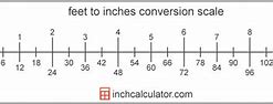 Image result for Feet Unit Scale