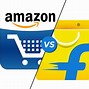 Image result for Amazon vs Fliplkart