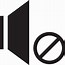 Image result for Volume Mute Speaker Icon Transparent