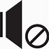 Image result for Mute Audio Symbol