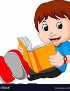 Image result for Little Boy Reading Cartoon