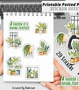 Image result for Plant Stickers Printable