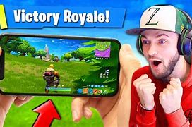 Image result for Playing Fortnite in Phone