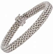 Image result for White Gold Woman Cable Bracelets