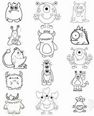 Image result for Monster Coloring Pages to Print