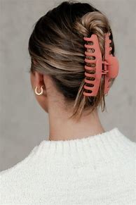 Image result for Hairstyles with Big Claw Clips