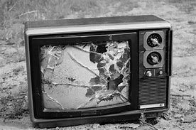 Image result for Old Broken TV Screen
