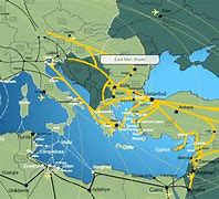 Image result for Mediterranean Migration Route