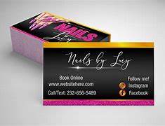 Image result for Nail Salon Business Cards