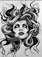 Image result for Medusa Drawings Gypsy Tattoo