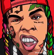 Image result for Drawing of a 6Ix 9Ine Takashi