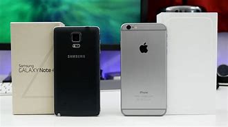 Image result for Galaxy Note 4 vs iPhone 6 Plus
