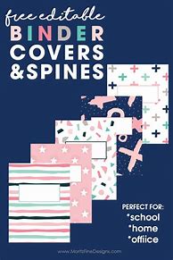 Image result for Editable Binder Spines