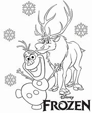 Image result for Olaf and Sven Drawing