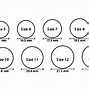 Image result for Printable Ring Size Chart for Men