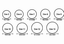 Image result for Ring Size Measurement Conversion Chart
