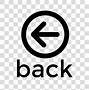 Image result for Back Button White