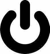 Image result for White Power Button Logo