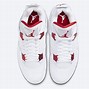Image result for Air Jordan 4 Retro White Court Red