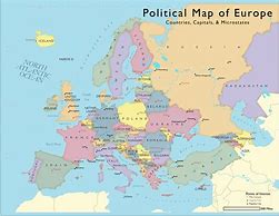 Image result for Detailed Map of Europe