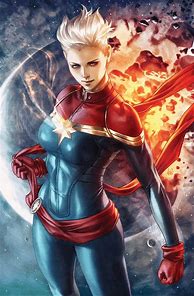 Image result for Captain Marvel Cartoon and Rocket