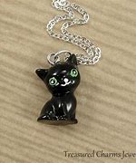 Image result for Black Cat Necklace
