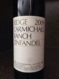 Image result for Ridge Zinfandel Carmichael Ranch