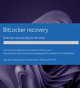 Image result for Unlock BitLocker Drive without Recovery Key