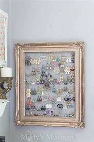 Image result for DIY Picture Frame Jewelry Holder