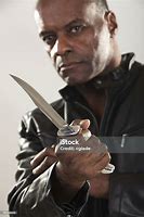 Image result for Black Man with Knife