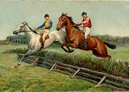 Image result for Horse Racing Art