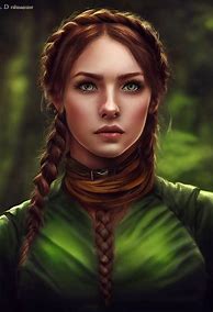 Image result for Female Human Ranger 5E