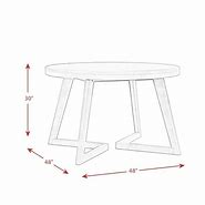Image result for 54 Inch Round Dining Table Grey