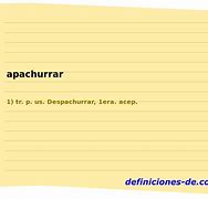 Image result for apachurrar