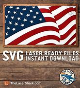 Image result for American Flag Laser-Cut File