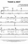 Image result for Thank U Next On Piano Letters